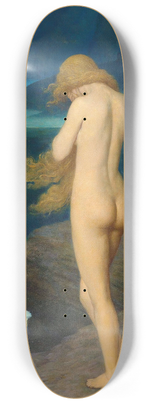 Herbert Gustave Schmalz - Eve in exile 8.25 inch art skate deck