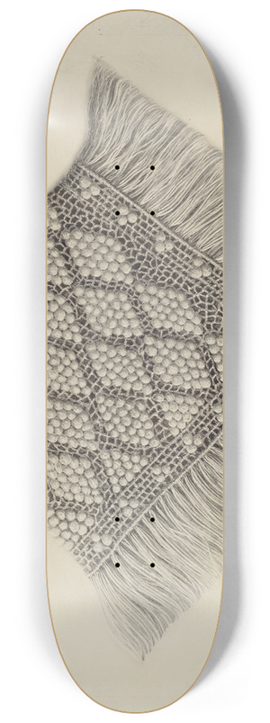 Herbert Marsh - Crochet Doily 8.25 inch art skate deck