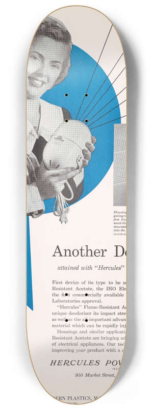 Hercules Incorporated - Another Design First 8.25 inch art skate deck