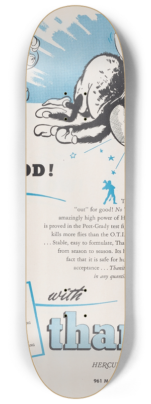 Hercules Incorporated - OutFor Good! 8.25 inch art skate deck