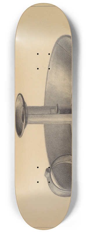Herman Bader - Candlestick 8.25 inch art skate deck