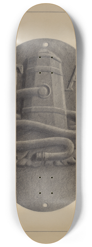 Herman Bader - Firemark 8.25 inch art skate deck