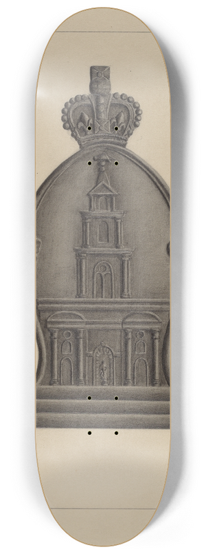 Herman Bader - Firemark 8.25 inch art skate deck