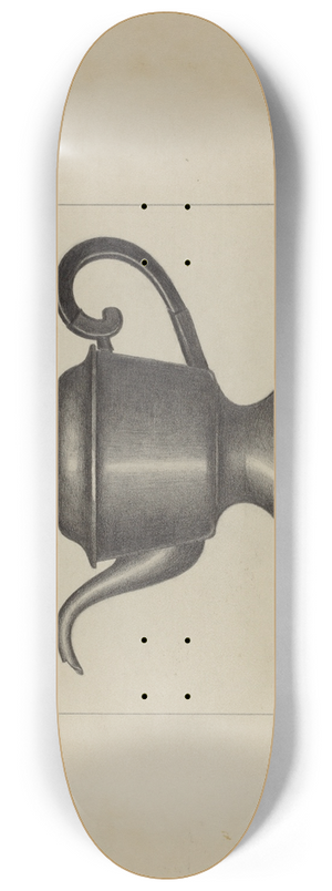 Herman Bader - Pewter Coffee Pot 8.25 inch art skate deck