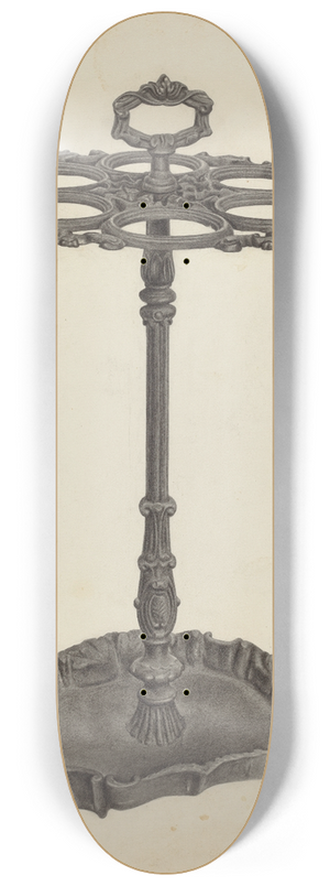 Herman Bader - Umbrella Stand 8.25 inch art skate deck