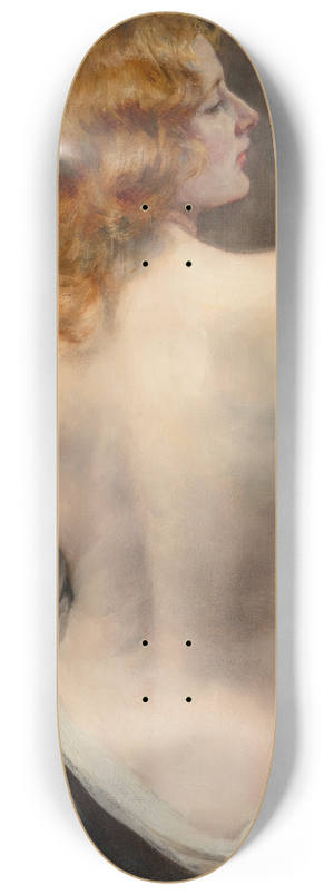 Herman-Jean-Joseph Richir - Nude, seen from behind 8.25 inch art skate deck