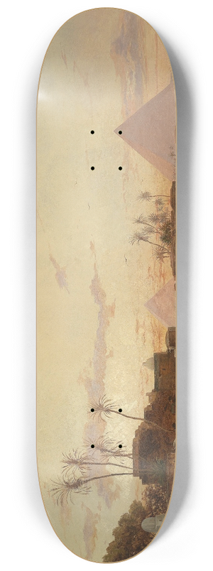Hermann David Salomon Corrodi - Am Nilufer 8.25 inch art skate deck