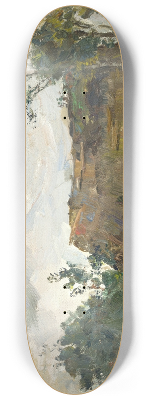 Hermann Groeber - Altes Haus 8.25 inch art skate deck