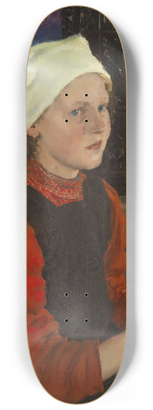 Hermann Groeber - Bayerisches Bauernmdchen 8.25 inch art skate deck