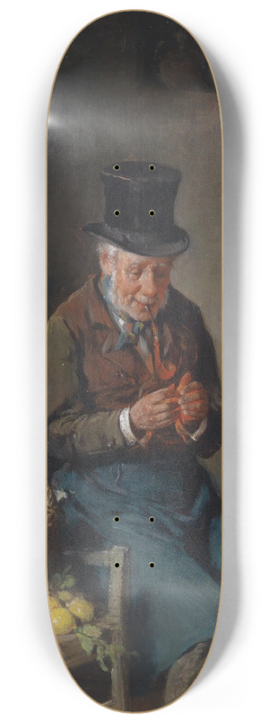 Hermann Kern - Der Gemsehndler 8.25 inch art skate deck