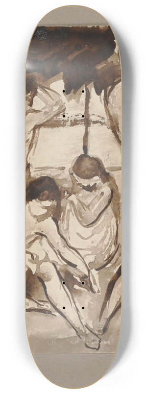 Hermann Lismann - Four nudes 8.25 inch art skate deck