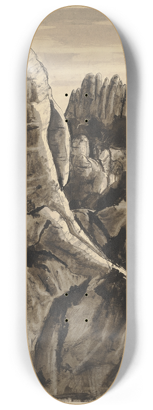 Hermann Lismann - Montserrat 8.25 inch art skate deck