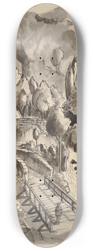 Hermann Lismann - Saint Thomas, Pyrnes 8.25 inch art skate deck