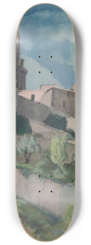 Hermann Lismann - San Gimignano 8.25 inch art skate deck