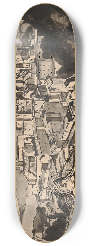 Hermann Lismann - Soriano nel Cimino 8.25 inch art skate deck