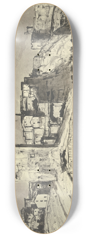 Hermann Lismann - Villeneuve-les-Avignon 8.25 inch art skate deck