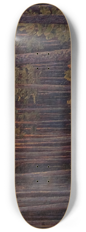 Herman Norrman - Interior of a Coniferous Forest 8.25 inch art skate deck