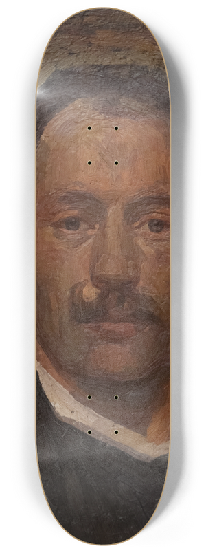 Herman Norrman - Self-portrait 8.25 inch art skate deck
