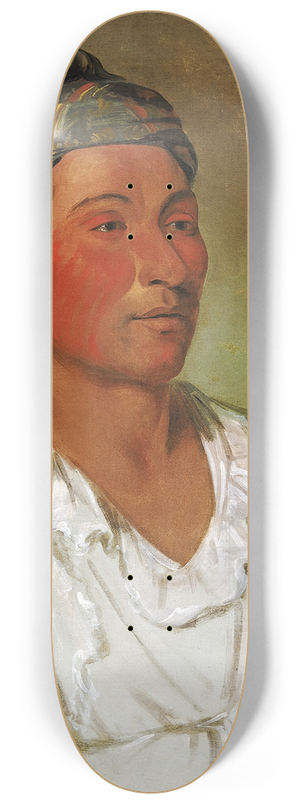 George Catlin - Lay-lo-ah-pee-i-shee-kaw, Grass, Bush, and Blossom, Semicivilized 8.25 inch art skate deck George Catlin - Lay-lo-ah-pee-i-shee-kaw, Grass, Bush, and Blossom, Semicivilized 8.25 inch art skate deck
