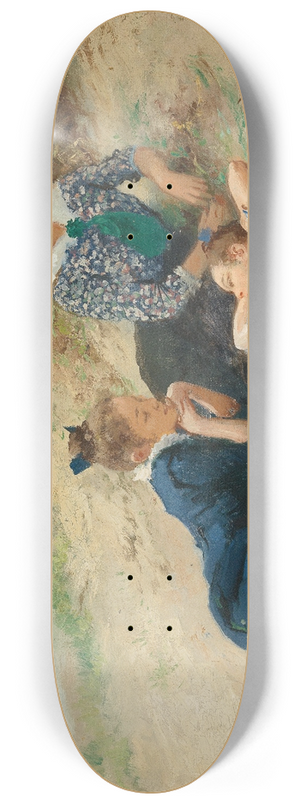 Hermann Seeger - A Summer Day in the Dunes 8.25 inch art skate deck