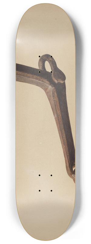 Herman O. Stroh - Sled Starting Hook 8.25 inch art skate deck