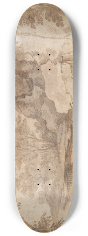 Herman van Swanevelt - RiverLandscape 8.25 inch art skate deck