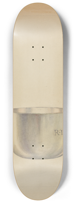 Hester Duany - Silver Bowl 8.25 inch art skate deck