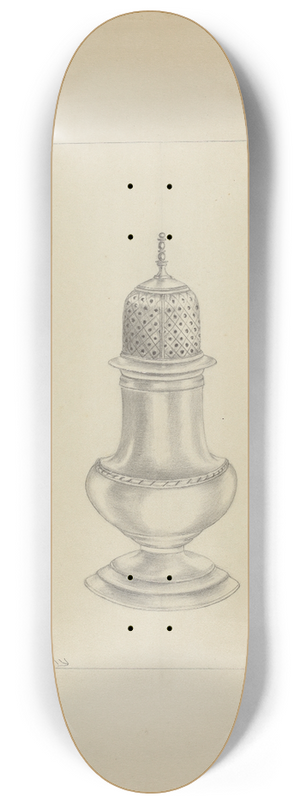 Hester Duany - Silver Shaker 8.25 inch art skate deck