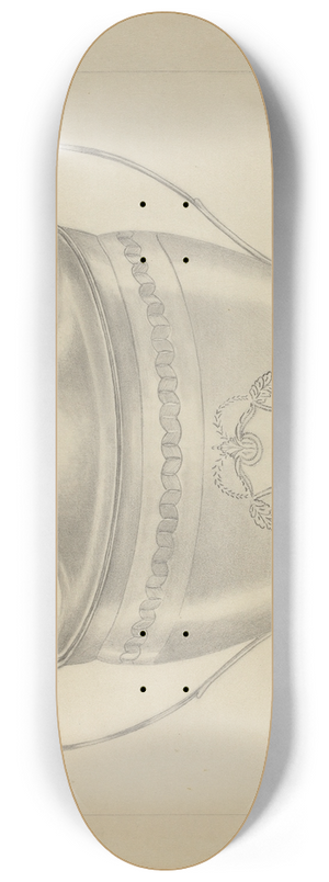 Hester Duany - Silver Sugar Bowl with Cover 8.25 inch art skate deck