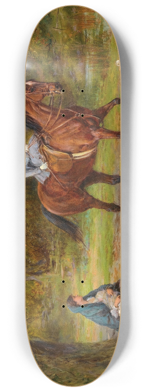 Heywood Hardy - Poverty And Privilege 8.25 inch art skate deck