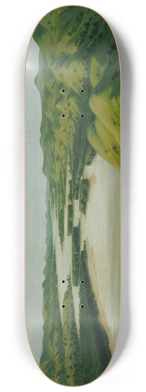 George Catlin - River Bluffs, 1320 Miles Above St. Louis 8.25 inch art skate deck George Catlin - River Bluffs, 1320 Miles Above St. Louis 8.25 inch art skate deck