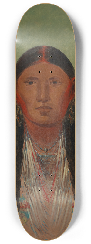 George Catlin - Ru-Ton-Wee-Me, Pigeon On The Wing 8.25 inch art skate deck George Catlin - Ru-Ton-Wee-Me, Pigeon On The Wing 8.25 inch art skate deck