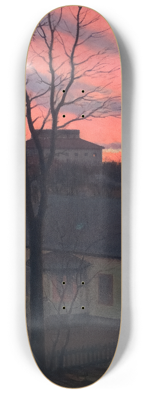 Hjalmar Linde - Evening 8.25 inch art skate deck