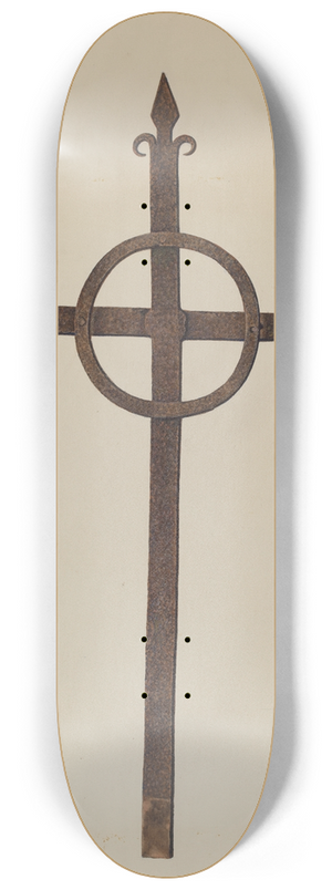 H. Langden Brown - Iron Cross 8.25 inch art skate deck