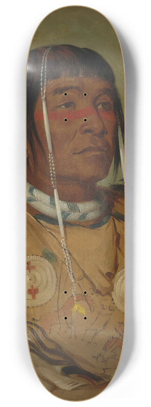 George Catlin - Sha-c-pay, The Six, Chief of the Plains Ojibwa 8.25 inch art skate deck George Catlin - Sha-c-pay, The Six, Chief of the Plains Ojibwa 8.25 inch art skate deck