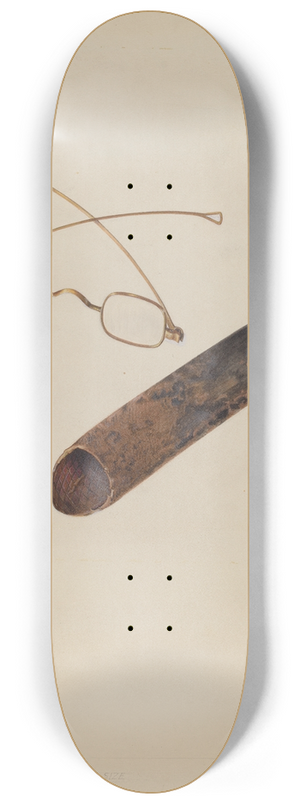 H. Langden Brown - Spectacles and Case 8.25 inch art skate deck