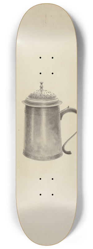 Holger Hansen - Silver Caster 8.25 inch art skate deck