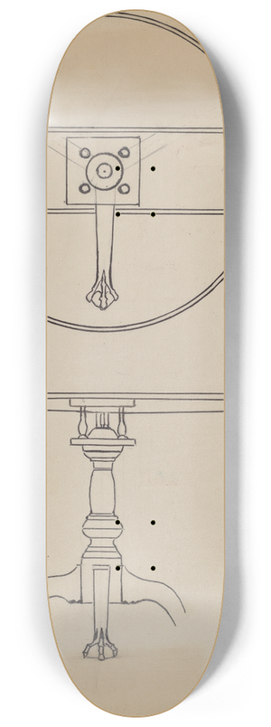 Holger Hansen - Tilt-top Table 8.25 inch art skate deck