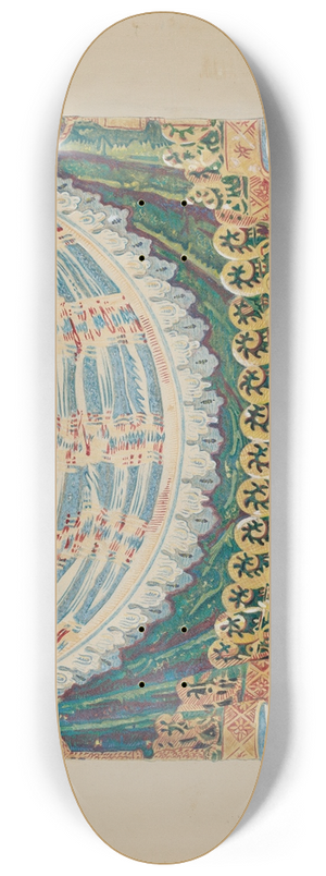 Holger Hansen - Wall Paper Border Design 8.25 inch art skate deck