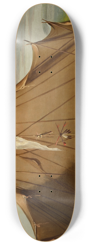 George Catlin - Sioux Dog Feast 8.25 inch art skate deck George Catlin - Sioux Dog Feast 8.25 inch art skate deck