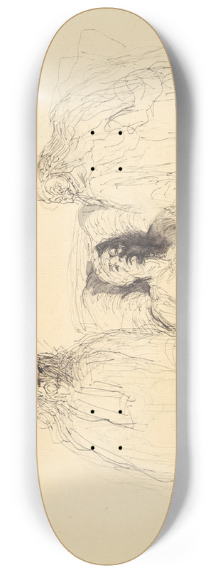 Honor Daumier - The ImaginaryInvalid 8.25 inch art skate deck