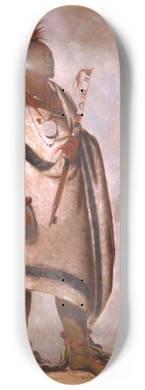George Catlin - Tchong-Tas-Sb-Bee, Black Dog, Second Chief 8.25 inch art skate deck George Catlin - Tchong-Tas-Sb-Bee, Black Dog, Second Chief 8.25 inch art skate deck