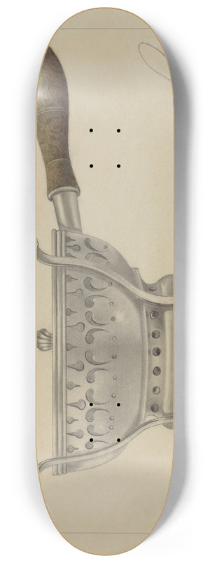 Horace Reina - Silver Brazier 8.25 inch art skate deck