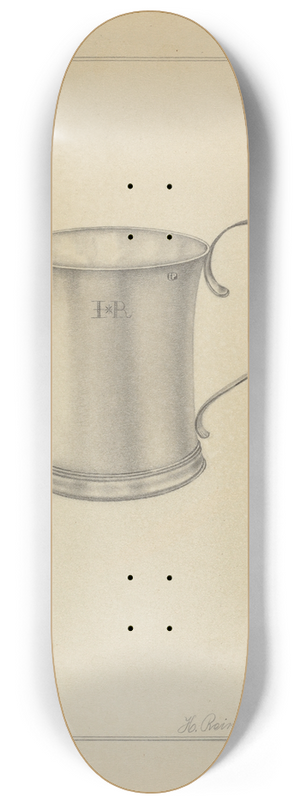 Horace Reina - Silver Mug 8.25 inch art skate deck