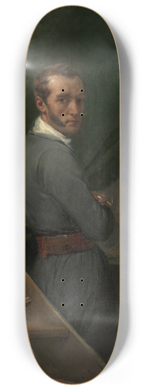 Horace Vernet - Self-Portrait in Rome 8.25 inch art skate deck