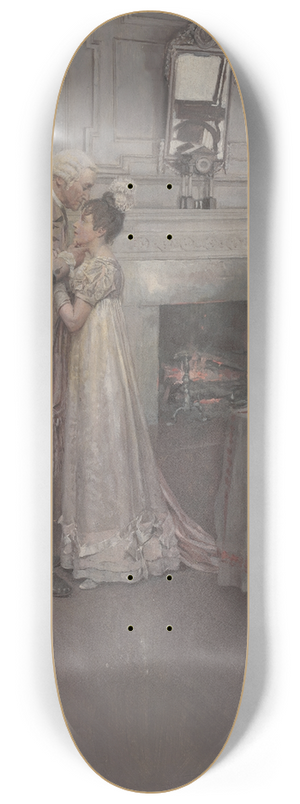 Howard Pyle - Washington And Nellie Custis 8.25 inch art skate deck