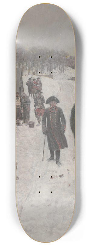 Howard Pyle - Washington and Von Steuben at Valley Forge 8.25 inch art skate deck