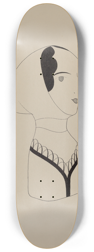 Howard Weld - Hat Mannequin and Bonnet 8.25 inch art skate deck