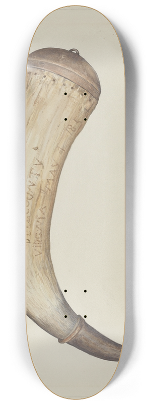 Howell Rosenbaum - Powder Horn 8.25 inch art skate deck