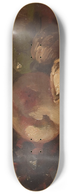 Hubert Bellis - Fruit still life 8.25 inch art skate deck